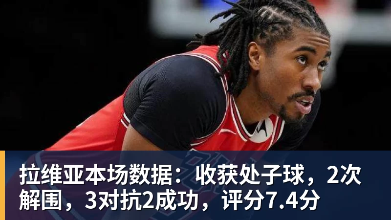 JS金沙拉维亚本场数据：收获处子球，2次解围，3对抗2成功，评分7.4分